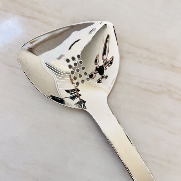 Rare WMF Cromargan 18/10 Stainless Skimmer Spatula /Slotted Serving Spoon 12” - Picture 2 of 12